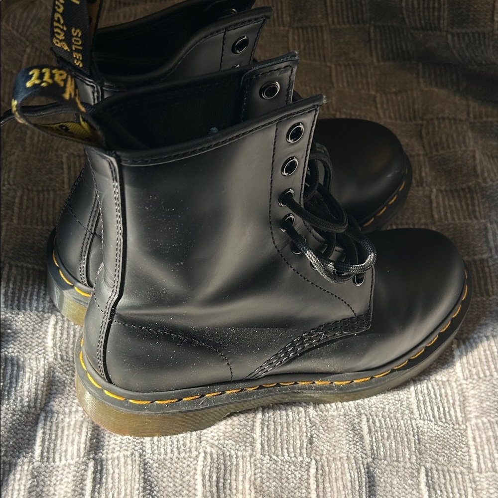 Dr. Martens Black Leather Boots